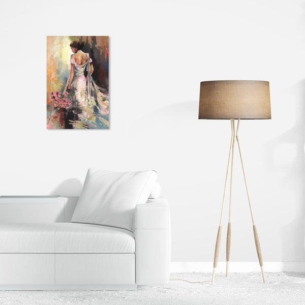 slide 2 of 10, Wynwood Studio Fashion and Glam Lily New White and Traditional Wall Art Canvas Print 24 x 16