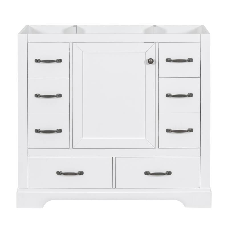 36" Bathroom Vanity without Sink, Cabinet Base Only