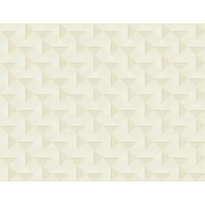 Seabrook Designs Shaye Metallic Diamonds Unpasted Wallpaper