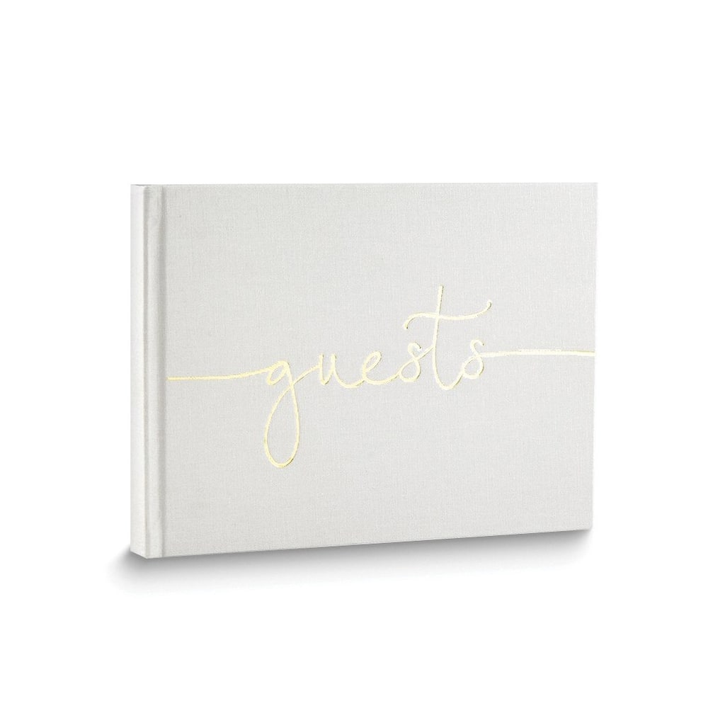 Curata Guests Suede Leather Guest Book