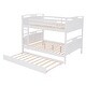 preview thumbnail 5 of 7, Full Over Full Bunk Bed with Twin Size Trundle Separable Bunk Bed, Equipped with Safety Guardrails