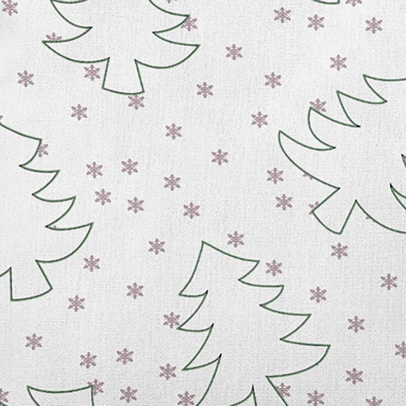Christmas Tree Outlines Accent Pillow