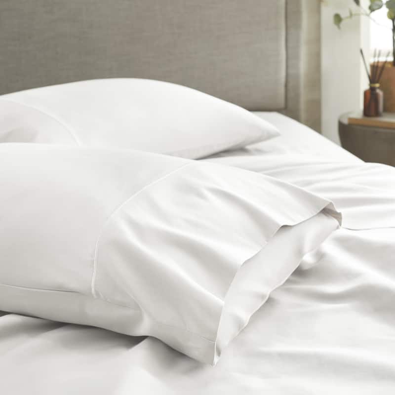 Organic Cotton Sateen Bed Sheets - 300 Thread Count