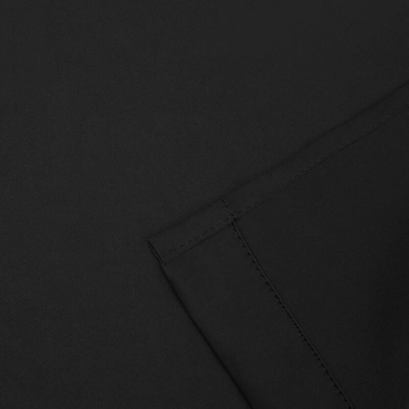 Superior Solid Machine Washable Room Darkening Grommet Blackout Curtains, Set of 2