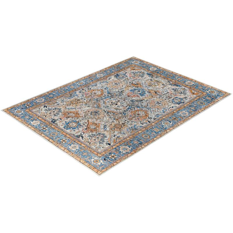 Serapi One-of-a-Kind Hand-Knotted Area Rug - Gray - 8' 11" x 11' 10"