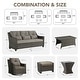 preview thumbnail 66 of 105, Murphy Outdoor Wicker Patio Outdoor Sofa Swivel Chair Coffee Table