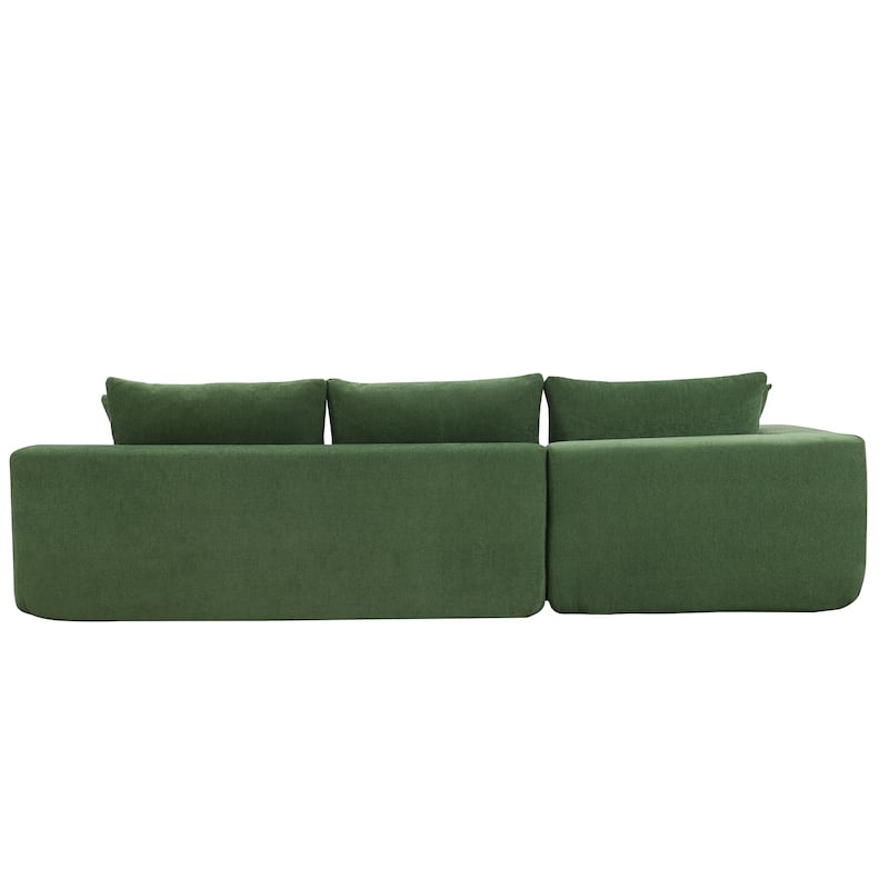 Modular Sectional Living Room Sofa Set, Upholstered Compressed Sofa