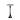 Furniture Classics Metal Trumpet Martini Table