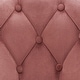preview thumbnail 27 of 32, Modern Velvet Tufted Back Round Accent Rocking Chair for Teenager