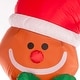 preview thumbnail 16 of 27, Glitzhome 8 ft Christmas Lighted Inflatable Decor