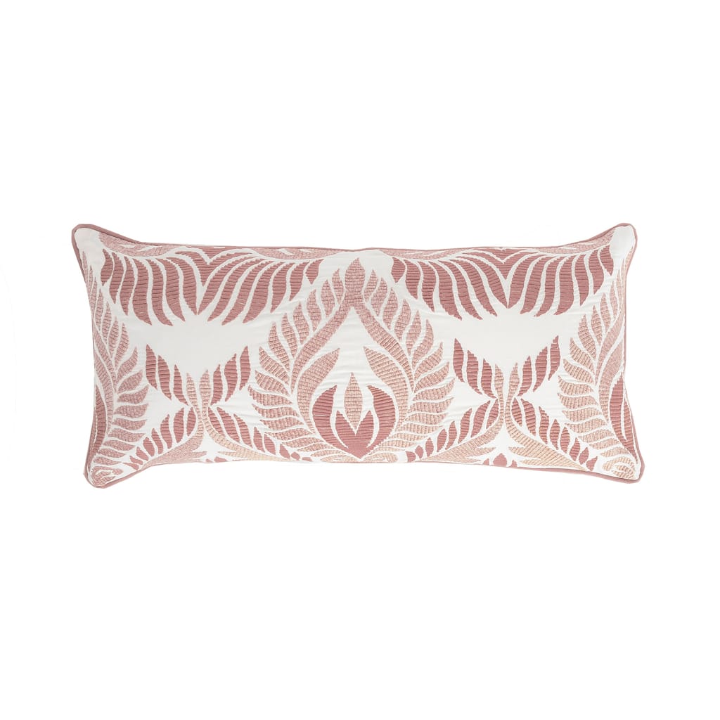 Olivia Embroidered Throw Pillow