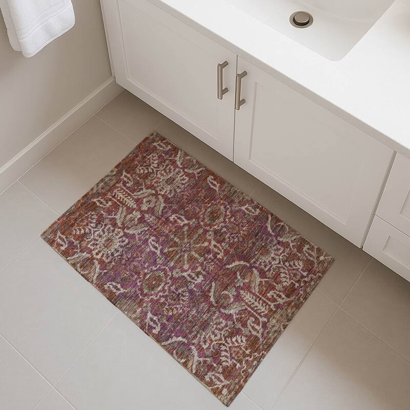 Machine Washable Indoor/ Outdoor Global Firestone Chantille Rug