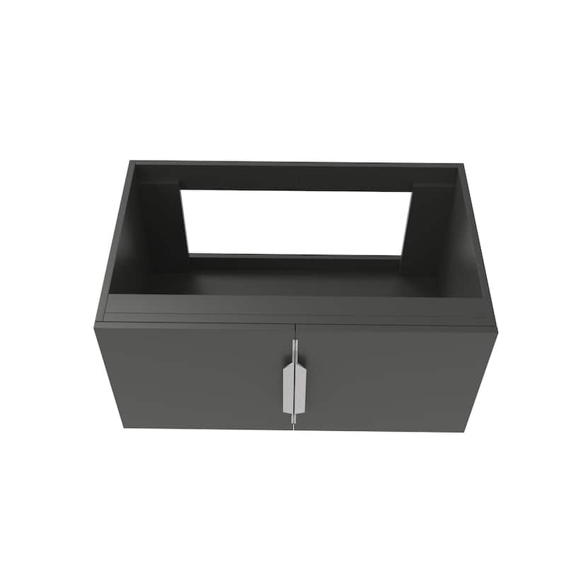 Alpine 30" Wall Mounted Bathroom Vanity (Base Only)