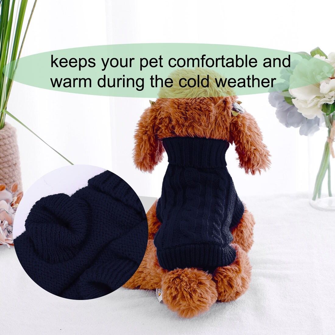 Shop Pet Dog Clothes Sweater Coat Warm Dogs Shirt Winter Pet