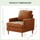 preview thumbnail 28 of 50, Accent Chair/Armchair for Bedroom Living Room with Wood Legs