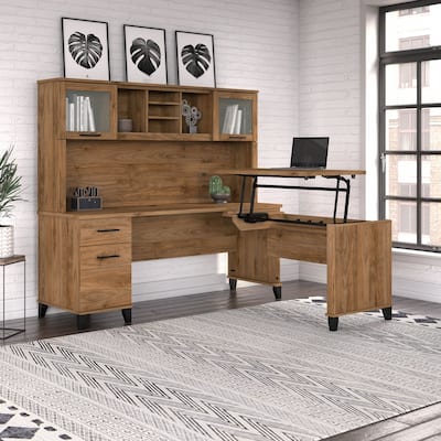 Bush Furniture Somerset 72W 3 Position Sit to Stand Desk