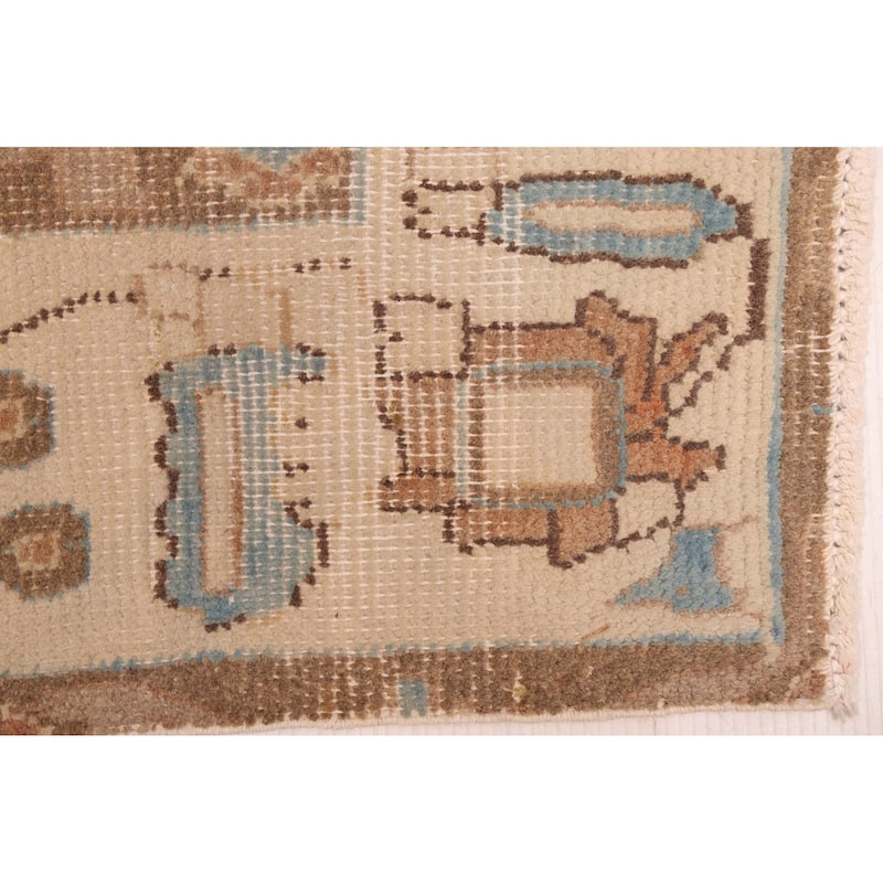 ECARPETGALLERY Hand-knotted Antalya Vintage Brown Wool Rug - 4'8 x 6'3