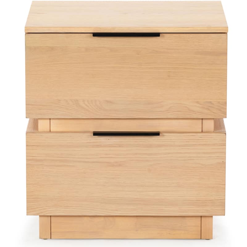 SAFAVIEH Couture Titus 2 Drawer Stacked Nightstand