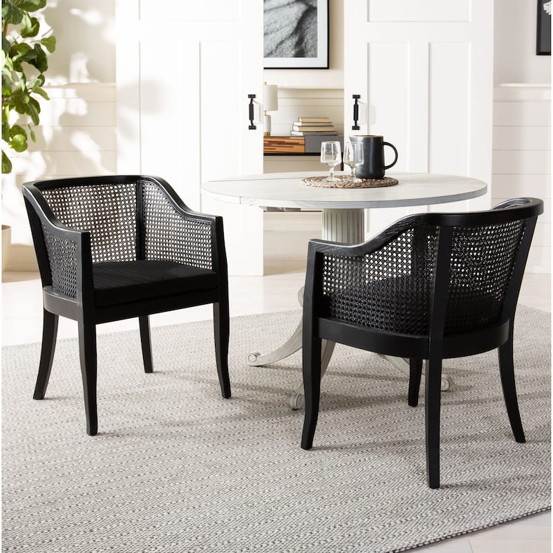 SAFAVIEH Velva Cane Dining Chair - 23.8" x 23.2" x 32.1" - 24Wx23Dx32H