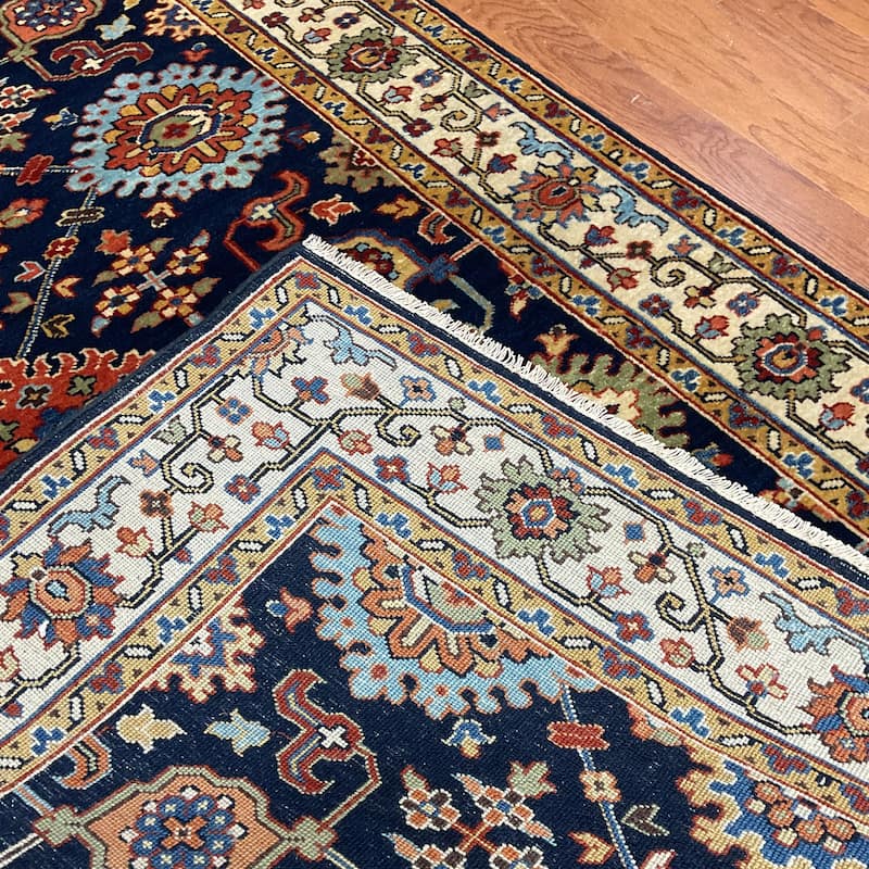 HERAT ORIENTAL Hand-knotted Indo 4' x 6' Serapi Wool Rug - 4' x 6'