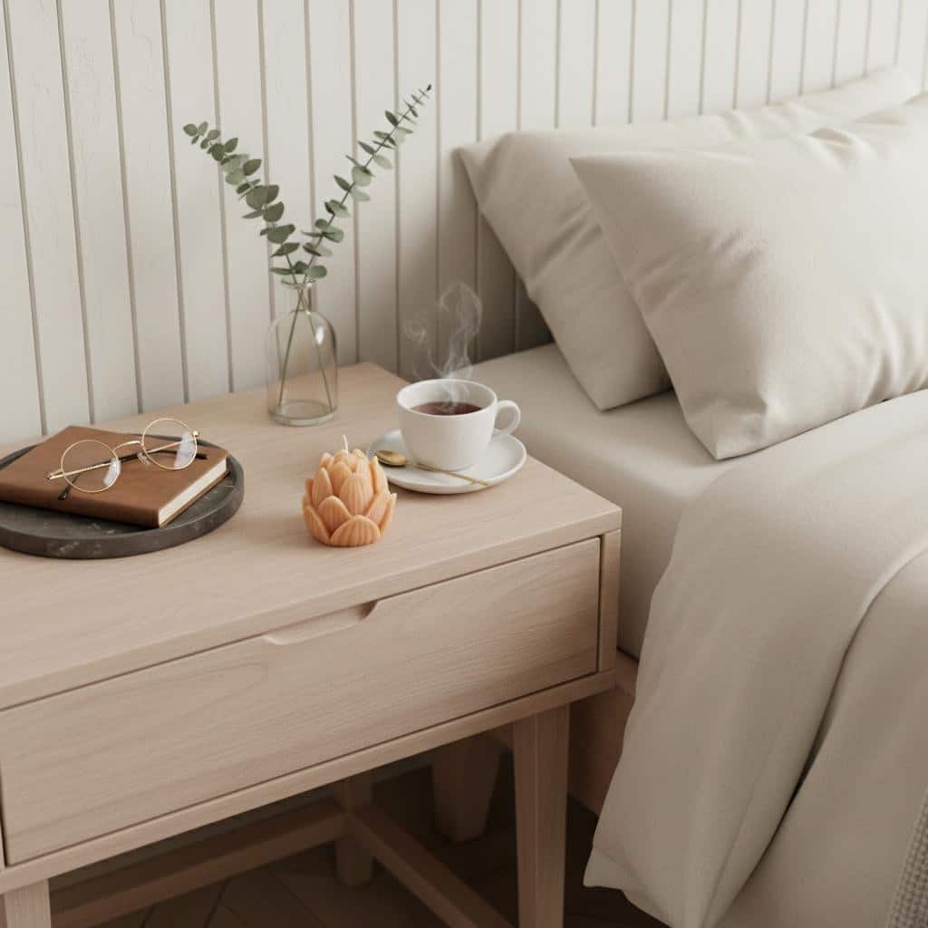 2" Orange Sandalwood Scented Dimensional Flower Candle