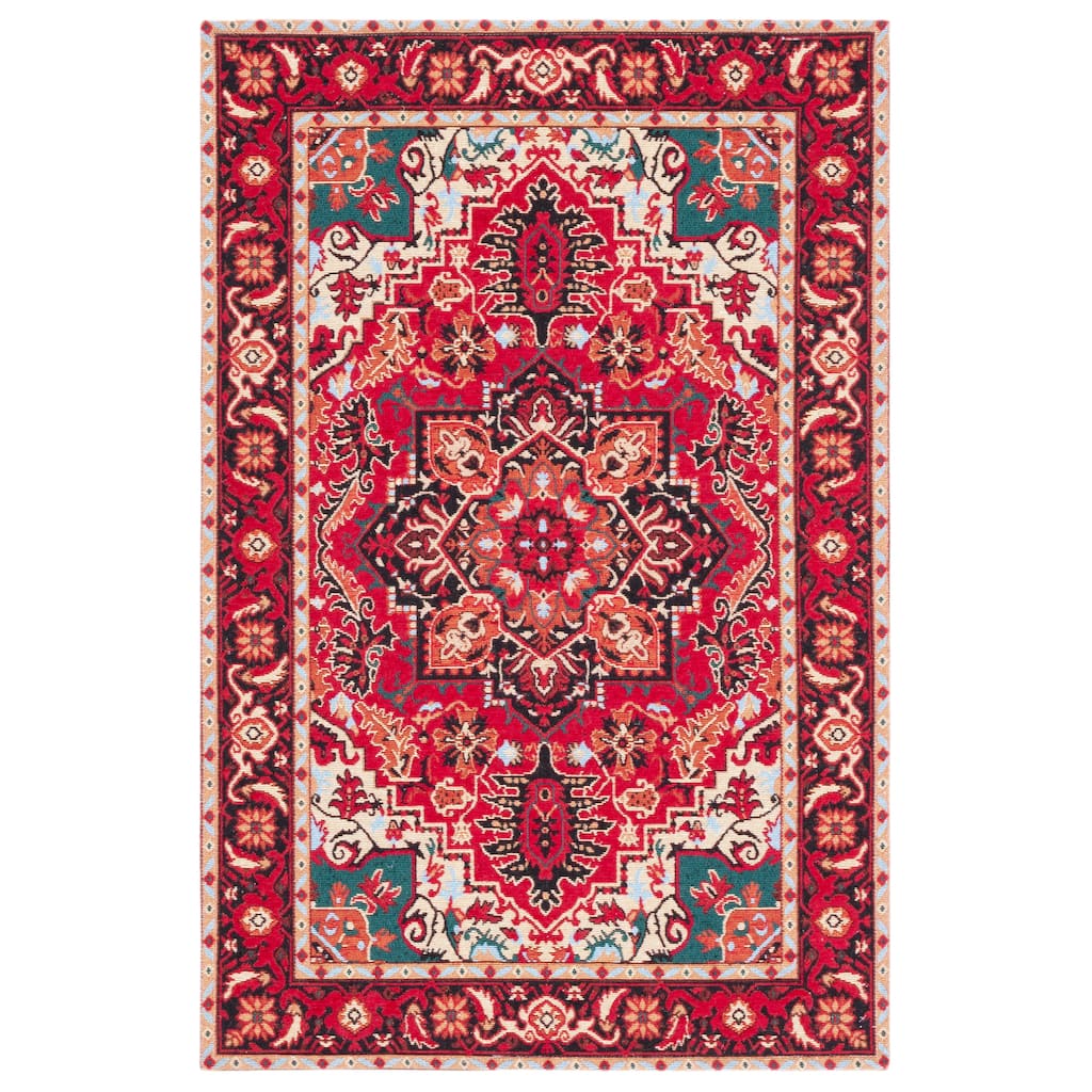 SAFAVIEH Easy Care Machine Washable Ivanica Oriental Rug