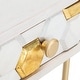 preview thumbnail 27 of 35, SAFAVIEH Raveena 1-Drawer 1-Shelf Hairpin Leg Desk