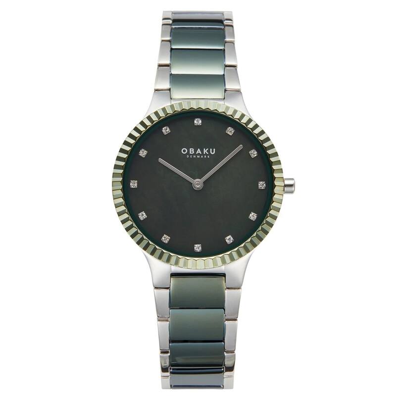 Obaku Women's Linje Black Dial Watch - V292LXOESS - One Size