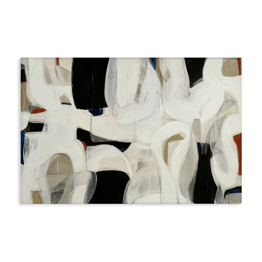 Stupell Dynamic Earthy Shapes Canvas Wall Art Design By Kippi Leonard