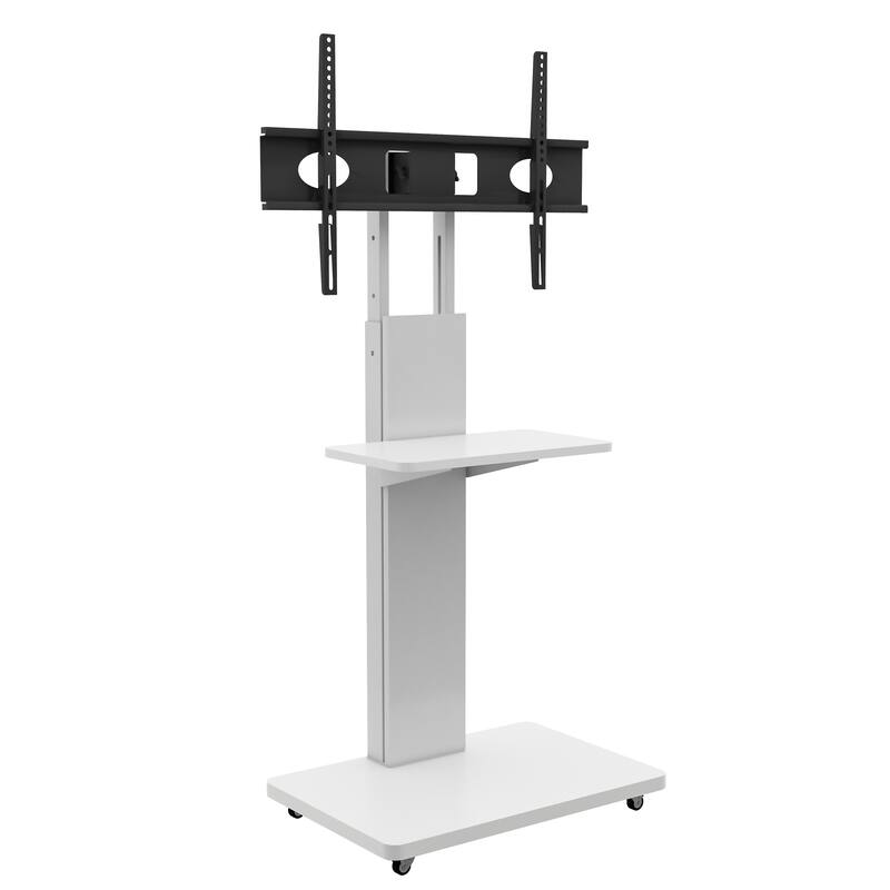 Mobile TV Cart for 32-75 inches,Floor Stand with Mount on Lockable Wheels