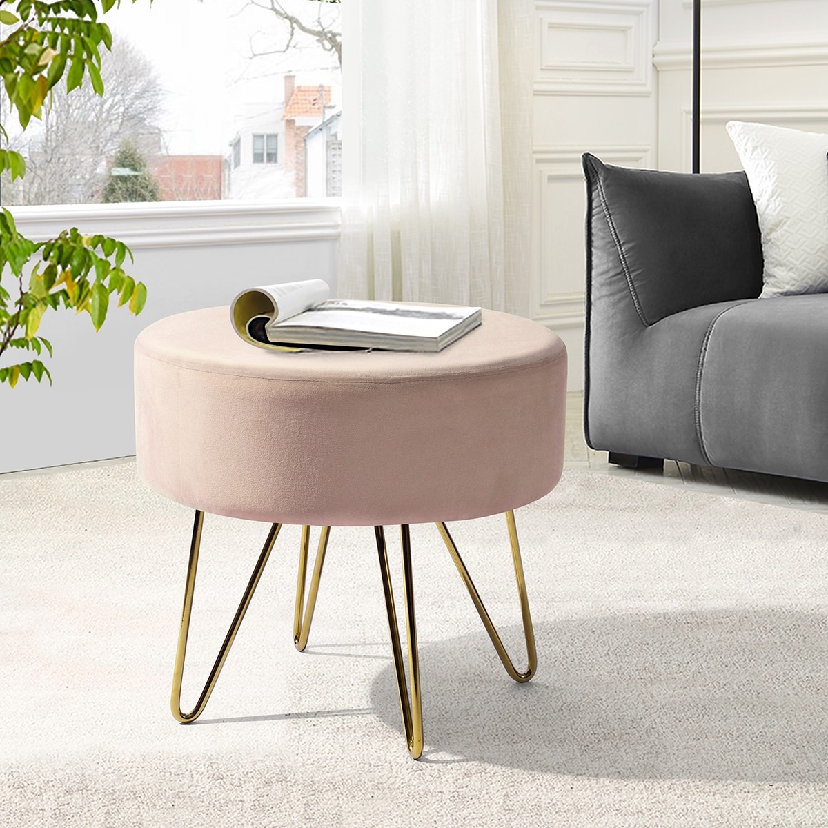 Round stool hot sale for dressing table