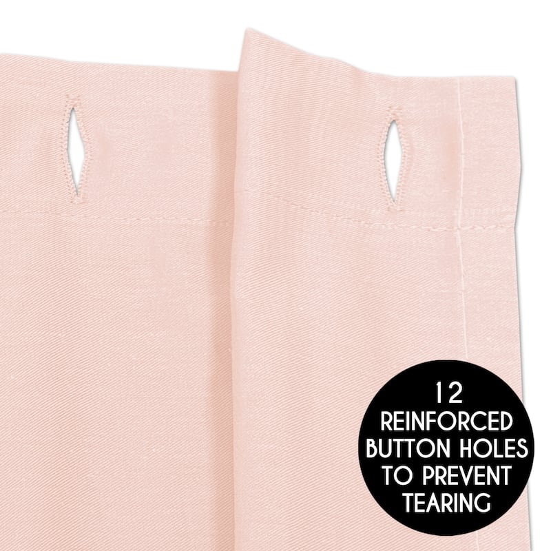 Pink Boho Bohemian Bathroom Fabric Bath Shower Curtain - Solid Blush Shabby Chic Princess Luxurious Luxury Elegant Tassel Fringe
