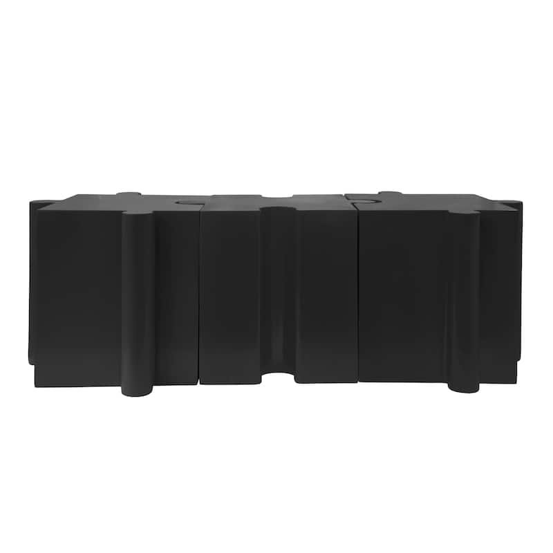 Christopher Knight Home - Mandy Modern Outdoor Side Table with Modular Concave Edge Design