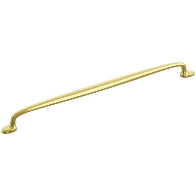 Schaub and Company 211059 Avenue 18" Center to Center Solid Metal - Unlacquered Brass