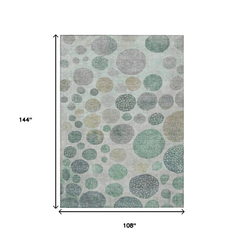 HomeRoots Geometric Transitional Rectangle Outdoor Rug
