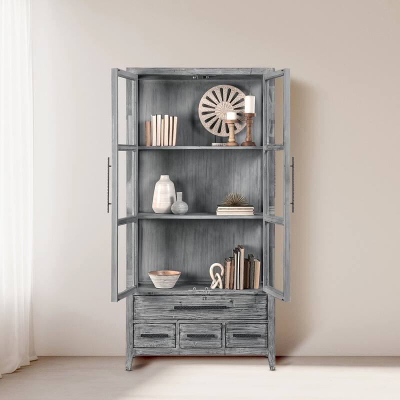 Simon Tall Cabinet by Kosas Home - 43Wx17Dx87H