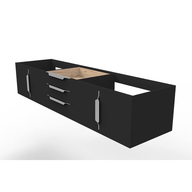 Alpine 72" Wall Mounted Bathroom Vanity (Base Only)