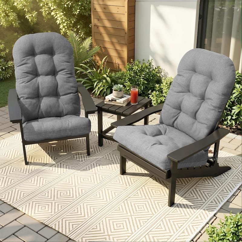 Outdoor Adirondack Chair Cushion Rocking Chair Cushions Thickened Patio Chair Pad with Sunbrella