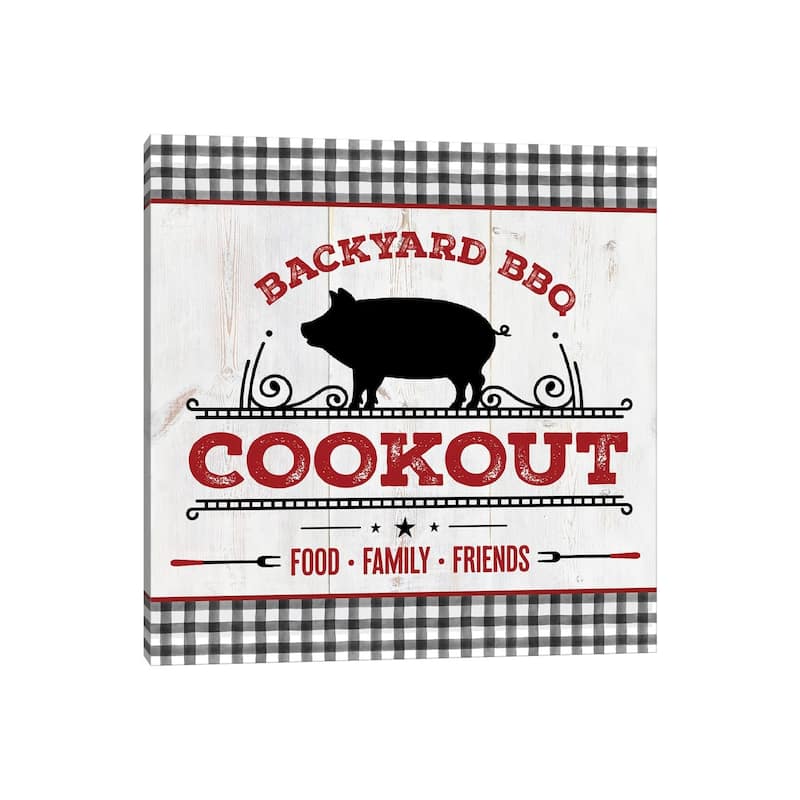 iCanvas "Backyard BBQ Cookout" by Mollie B. Canvas Print