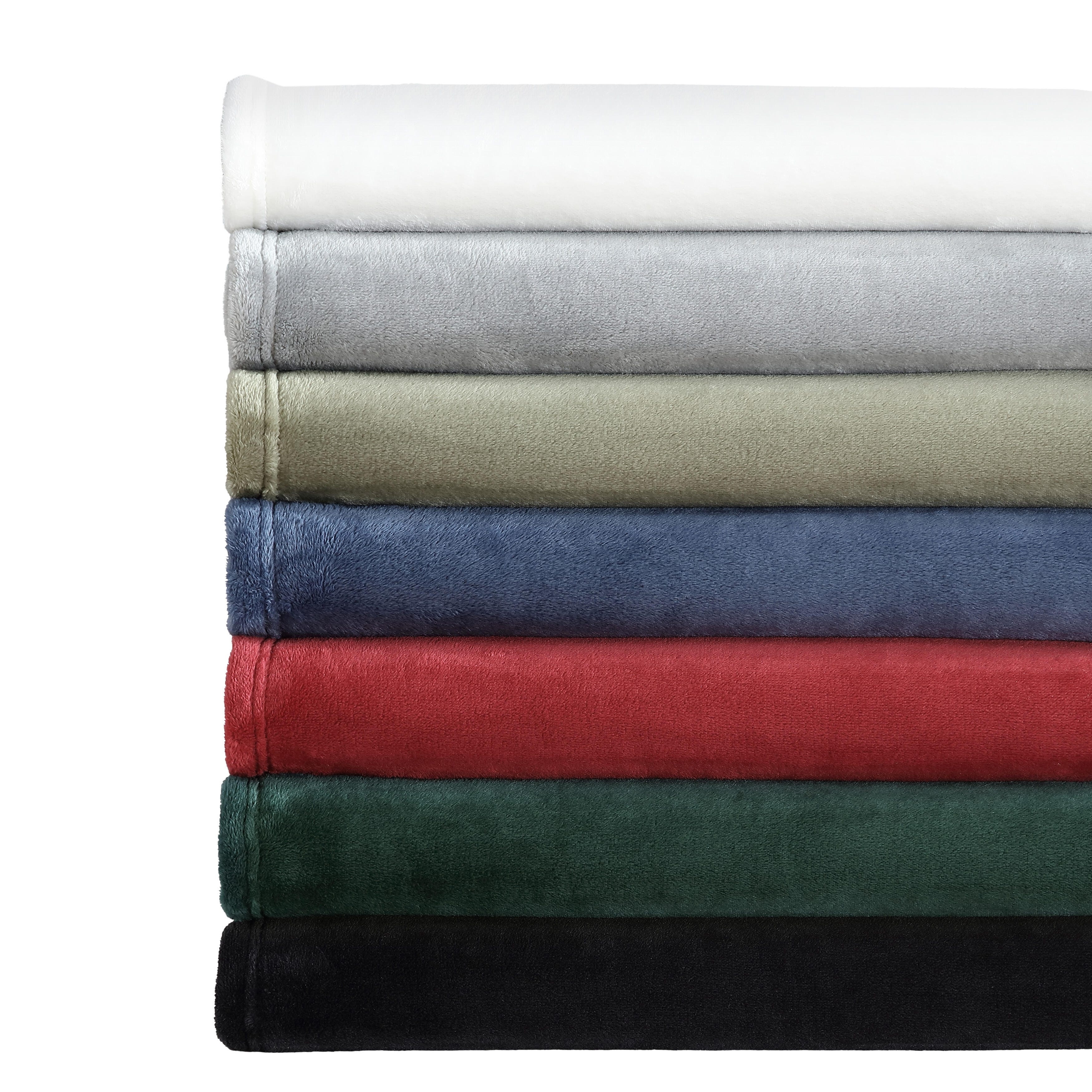 Nautica Solid Ultra Soft Plush Fleece Bed Blanket Bed Bath Beyond 27978231