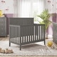 preview thumbnail 11 of 28, Child Craft Atwood 4-in-1 Convertible Baby Crib - N/A Lunar Gray