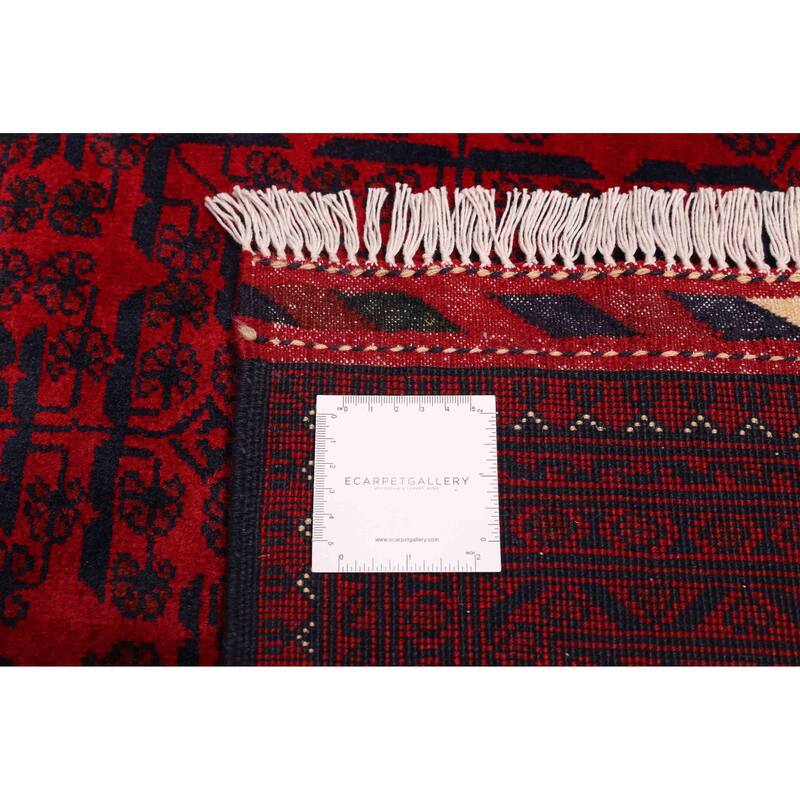 ECARPETGALLERY Hand-knotted Finest Khal Mohammadi Red Wool Rug - 6'7 x 10'2