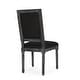 preview thumbnail 25 of 89, Regina Wood Upholstered Dining Chair by Christopher Knight Home