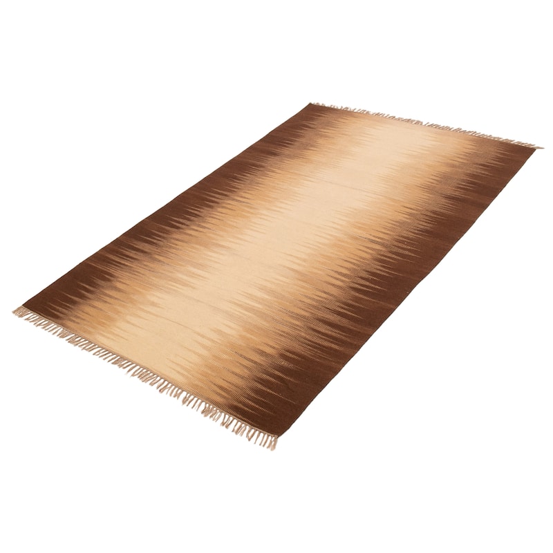 Ankara Brown Kilim 5'0" x 8'0" - 5'0 x 8'0