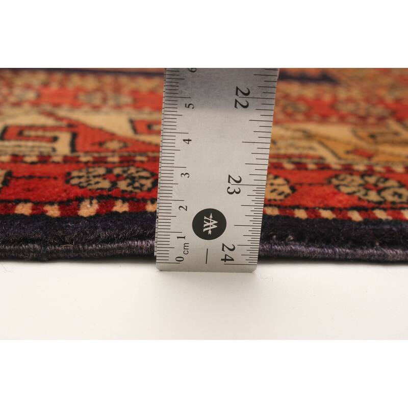 ECARPETGALLERY Hand-knotted Kayseri Dark Navy Wool Rug - 5' 3" x 9' 10"