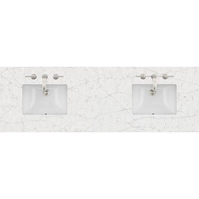 James Martin Vanities 040-S72-SNK 72" Porcelain Vanity Top - Eternal Jasmine Pearl