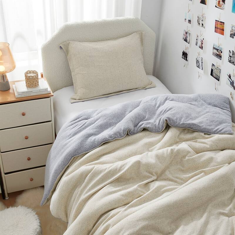 Hoodie Sleep - Coma Inducer® Oversized Comforter Set - Creamy Taupe - Twin XL