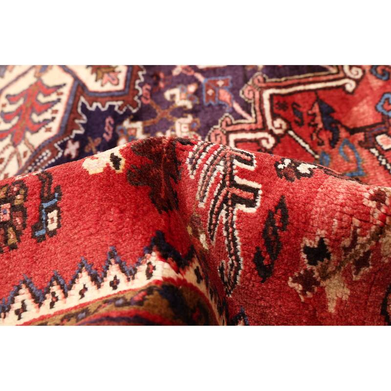 ECARPETGALLERY Hand-knotted Sarabi Light Red Wool Rug - 6'11 x 10'6