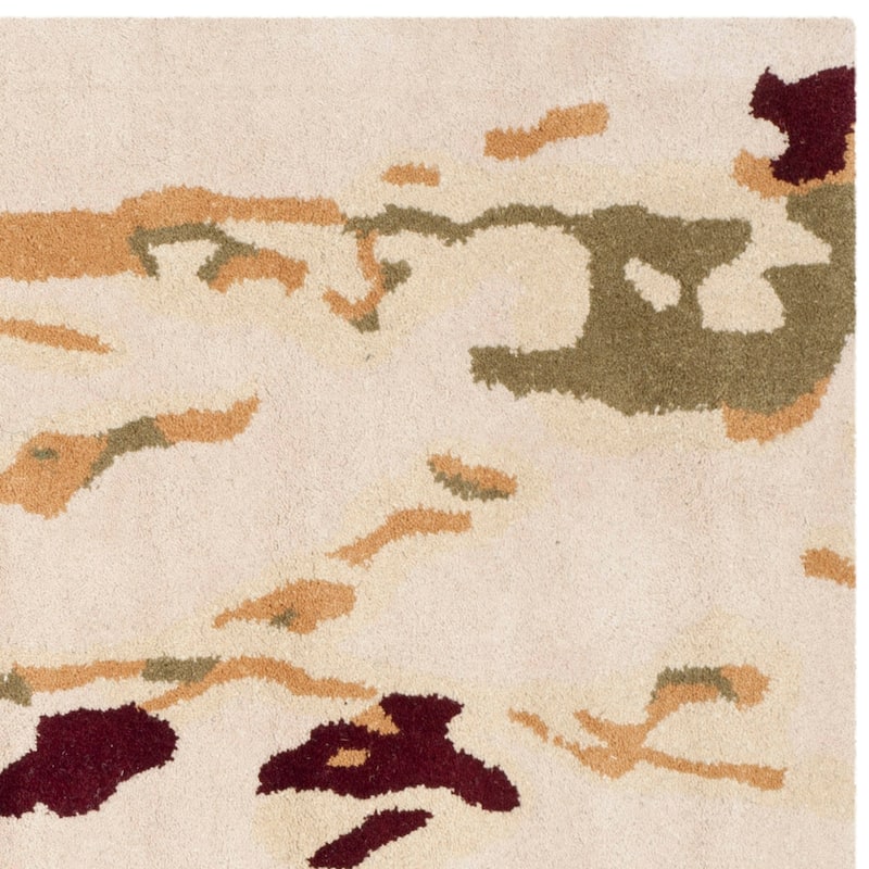 SAFAVIEH Handmade Bella Pavuna Modern Floral Wool Rug