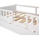 preview thumbnail 10 of 34, House Bed Wood Bed with Twin Size Trundle